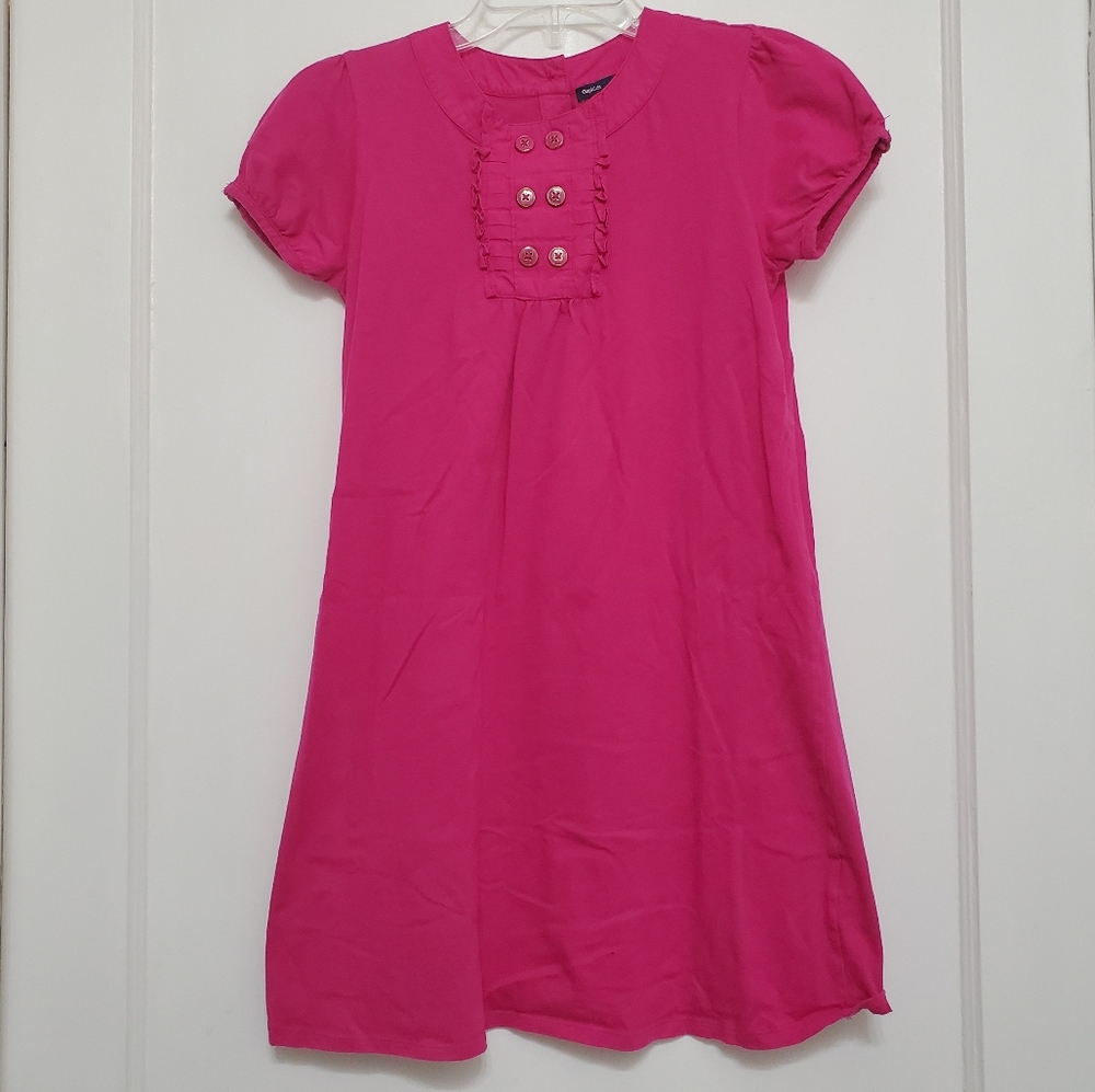 Gapkids pink summer dress with buttons XXL